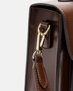 The Oxford Flap Leather Satchel & Crossbody Bag