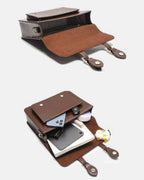 The Oxford Flap Leather Satchel & Crossbody Bag