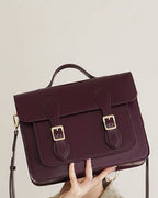 The Oxford Flap Leather Satchel & Crossbody Bag