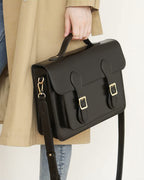 The Oxford Flap Leather Satchel & Crossbody Bag