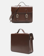 The Oxford Flap Leather Satchel & Crossbody Bag