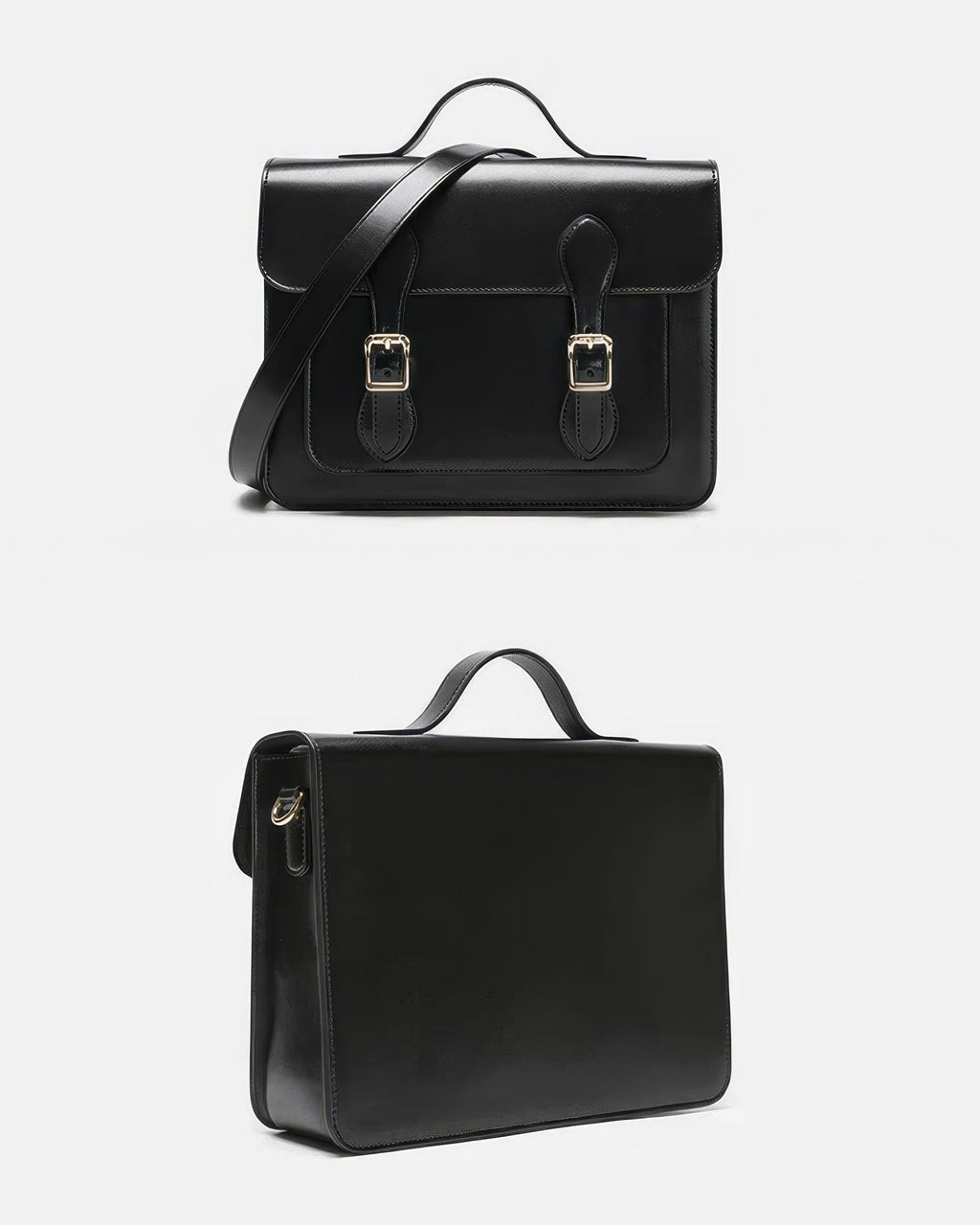 The Oxford Flap Leather Satchel & Crossbody Bag