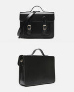 The Oxford Flap Leather Satchel & Crossbody Bag